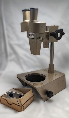 Vintage Prior England Stereomikroskop - x20 und x35