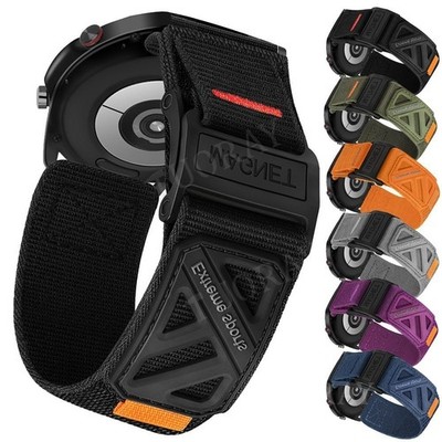 Nylon Armband für Samsung Galaxy Watch 7 6 5 4 3 42 46 40 44 Active 2 S3 20/22mm