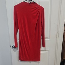 Asos Elegant Red Fitting Dress Size 8