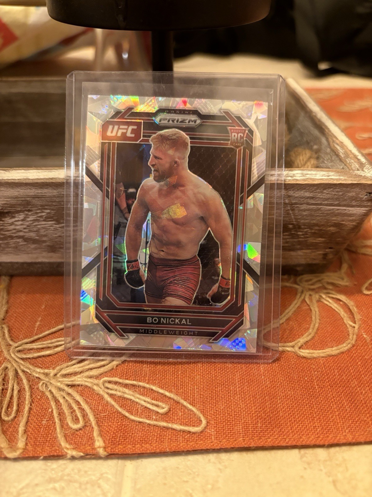2023 Panini Prizm UFC - Bo Nickal #103 Ice Prizm (RC)
