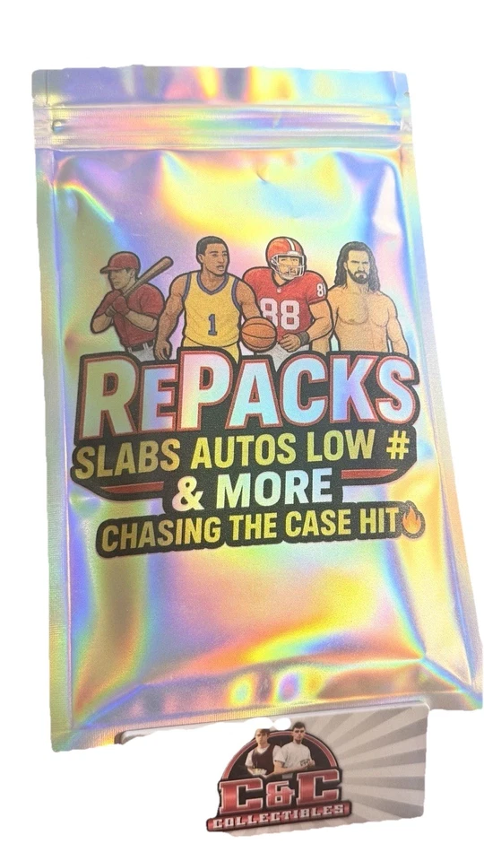 Mystery Repack NFL, MLB, NBA, & WWE Sports cards