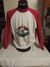 Vintage Gold Cup Steeplechase Coca Cola Long Sleeve Sweatshirt Medium Horse