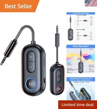 Compact Bluetooth 5.4 Audio Transmitter Receiver - Enjoy Seamless Sound Anywhere