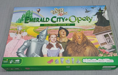 The Wizard of Oz Emerald City Opoly Board Game collector's edition set