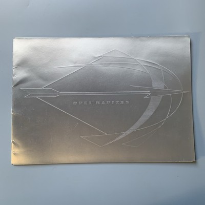 Opel Kapitän Verkaufsprospekt 1956/57   Technische Daten & Abbildungen, französisch
