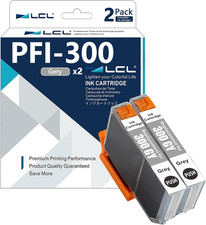 PFI-300 Ink Cartridge Pigment Replacement for Canon PFI-300 Grey Ink PFI-300GY f
