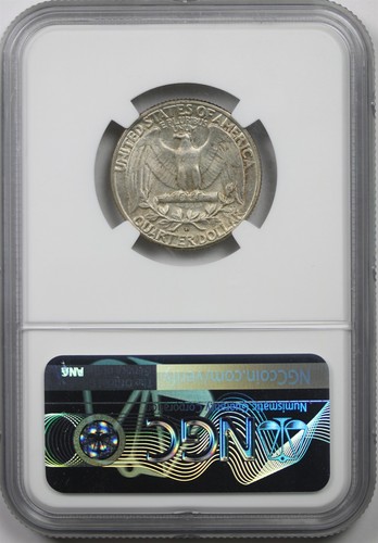 1949-D 25C NGC MS 66 Washington Silver Quarter - Picture 2 of 4