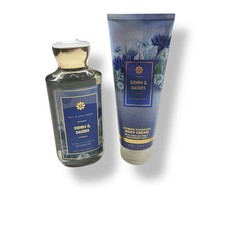 Bath  and Body Works Denim  Daisies Shower Gel 10oz  Body Cream 8oz New