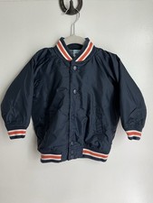 Old Navy kids Bomber Jacket Coat Black Medium 8