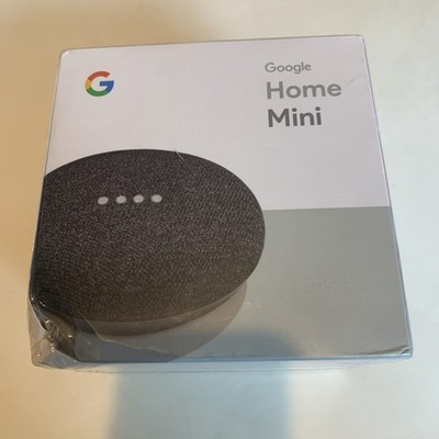 Sealed Google Home Mini Smart Assistant Charcoal (GA00216-US) LX21