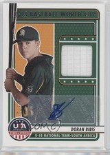2023 Panini USA Baseball Stars & Stripes Signatures 30/72 Doran Bibis Auto o1w