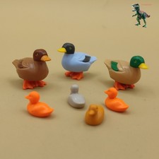 Playmobil familia patos-granja pájaros-lago-estanque-río-cazador-casa-laguna