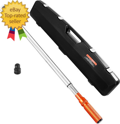 3/4 Inch Drive Torque Wrench 100-600Fft.Lb /136-814Nm 1 Inch Adapter