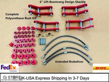 6 Lift Kit With Boomerang Shacklespu Bush Kit For Suzuki Samurai Sj410sj413