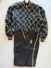 Vintage LAUREL Escada Reversible Windbreaker Jacket Pants Set Track Suit Retro