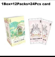 Hayao Miyazaki Collectible Card CCG Anime Studio Ghibli 12 Pack Box Museum M