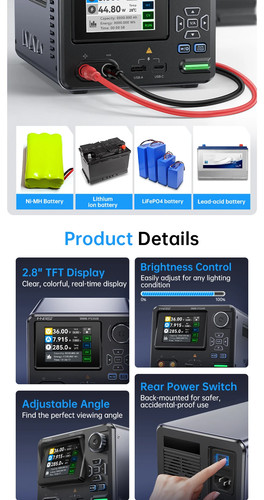 FNIRSI Adjustable CNC DC Power Supply 36V 8A Voltage Regulator PD/QC Fast Charge - Picture 18 of 21
