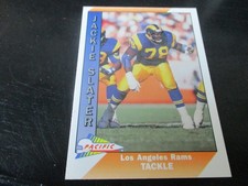 JACKIE SLATER    (los angeles rams - OT)   1991  pacific card 258  mint