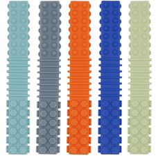 Sensory Chewy Toys for Autistic Children, 5 Pack Silicone Chew Tube Teething Sti