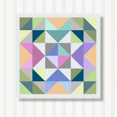 Barn Quilt Square, 8 Sizes, Outdoor & Indoor Wall Art, Home Decor, BQ088-04