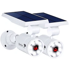 Solar Motion Lights Waterproof Metal Body, 100-Week Free Refund/Replacement, ...