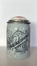Bartholomy's Beer Lidded Pre Prohibition Stein Bartholomy Brewing Rochester N.Y.