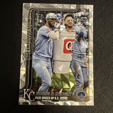 🔥 2025 Topps Update Series - Bobby Witt Jr., MJ Melendez #US209 Diamante Foil