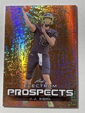 J.J. KOHL cyclones 2024 Leaf Electrum Prospects #167 Bronze 2/45 (U2)
