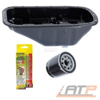 ÖLwanne + ÖLfilter + Dichtstoff FÜR Renault Kangoo Twingo 1.2 D7F BJ AB 96