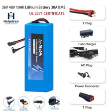36V 48V Lithium ion Ebike Battery for 0W-1000W Electric Bicycle Scooter UL 2271