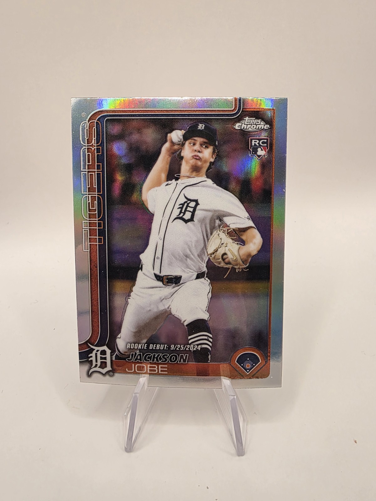 2025 Topps Chrome Update Series - Rookie Debut Jackson Jobe #USC48 Refractor (RC