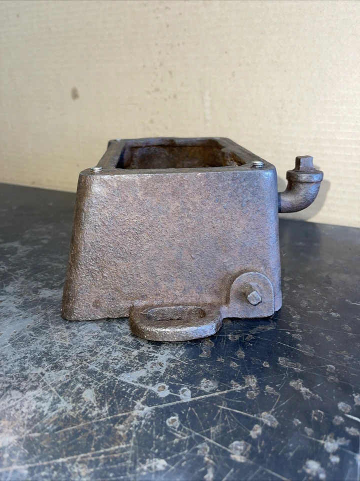 Antiguo tanque de gasolina vertical Maytag base de combustible golpe faltan piezas BONITO Foto 2 de 4