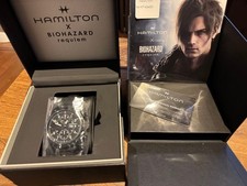HAMILTON Khaki field Auto Chrono Biohazard Resident Evil Requiem con set di cinturini