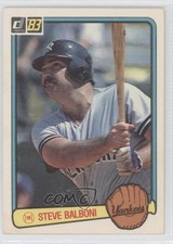 1983 Donruss Steve Balboni #73 0n6