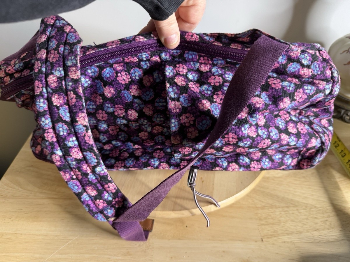 VERA BRADLEY Lighten Up Grand Backpack Laptop BERRY BURST | eBay