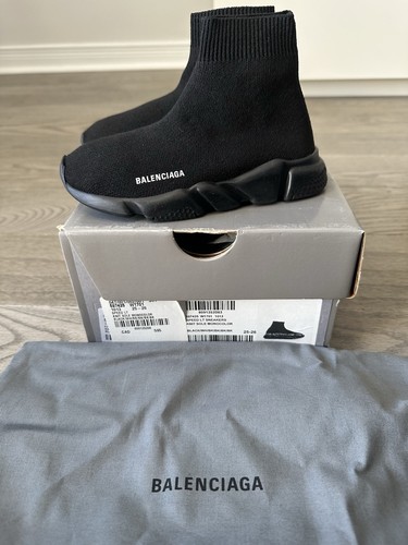 Kids Balenciaga Speed Trainer - Black - US Size 9-9.5 - EUR Size 25-26