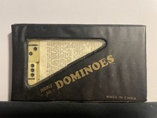 Vintage Dominoes Set With Case