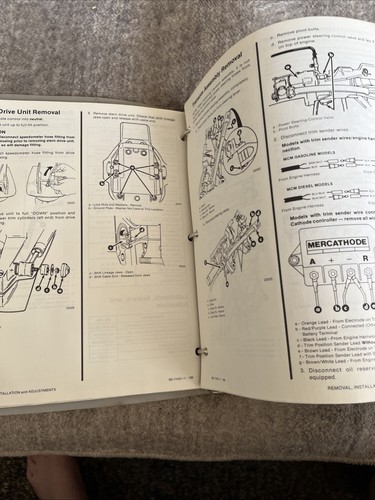 Mercruiser Service Manual Number 11 Bravo Stern Drive #90-17431-1,USED,M-2-5 - Picture 7 of 13