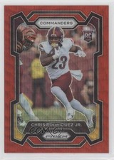 2023 Panini Prizm Rookies Red Wave Prizm 137/149 Chris Rodriguez Jr #398 0us8