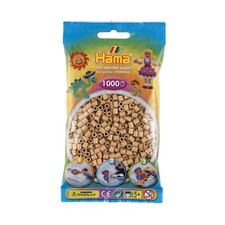 Hama 10.207-75 Tan-1,000 Beads in Bag, Multicolour Large Multicolor