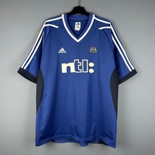 Newcastle United Vintage Away Jersey Adidas Shirt Men XXL Season 2001-2002