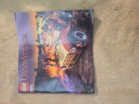 LEGO Dino Attack 7475 Fire Hammer vs. Mutant Lizards 2005 w/ Manual Incomplete
