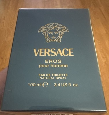 Versace Eros Eau de Toilette Spray 3.4 Fl. Oz. (100 Ml)