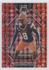 2023 Panini Mosaic Rookies Red Camo Mosaic Prizm Garrett Williams #321 0qc1