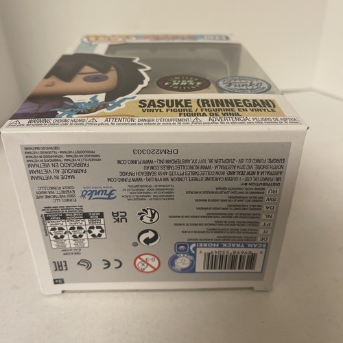 Sasuke Rinnegan Chase Funko Pop Naruto Glow in Dark Special Limited Edition - Picture 7 of 7