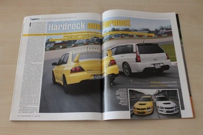 Auto Bild Sportscars 02/2008 Mitsubishi Lancer IX Gassner mit 350PS besser als..