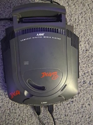 Atari Jaguar CD Console Bundle Tested Fully Working. Inc. 5 Games + Extra Acces.