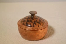 Salt Cellar -- Hand made wooden
