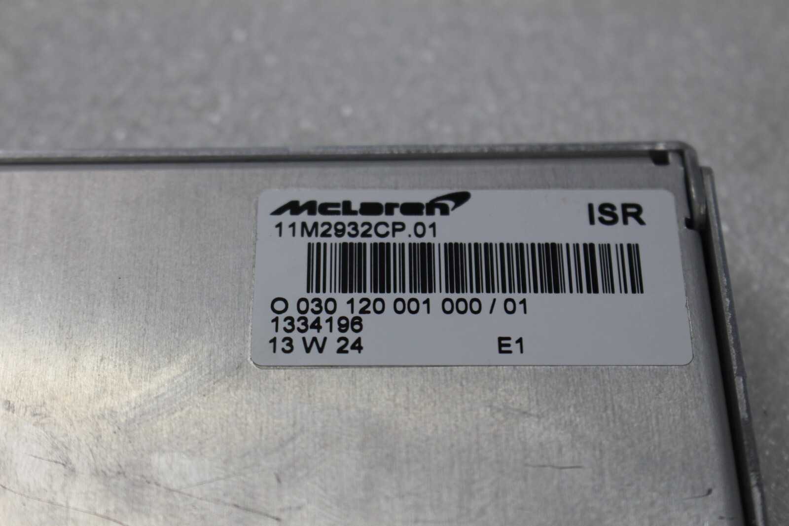 McLaren MP4-12C, Radio Control Module, Used, P/N 11M2932CP