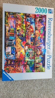 Ravensburger 2000 Piece Puzzle “World Of Books” 2014 USED
